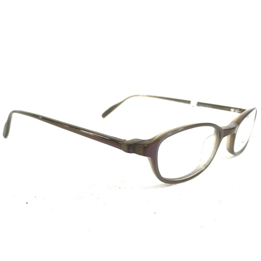Conquistador AJ13 08 Eyeglasses Frames Purple Brown Oval Full Rim 45-18-140